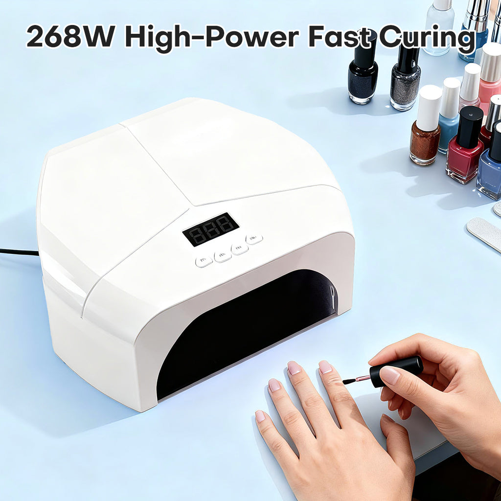 298W High Power Nail Lamp - 30s Extreme Speed Cure L8