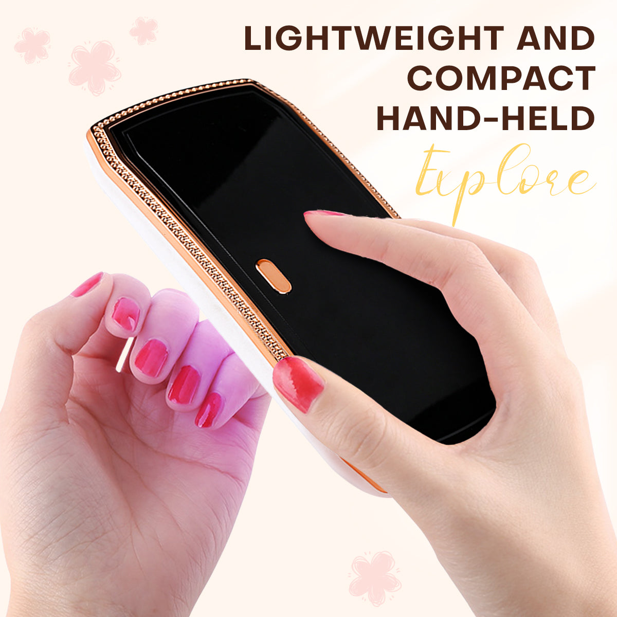 Slim Foldable UV LED  Nail Lamp: Space-Saving Design MINI9