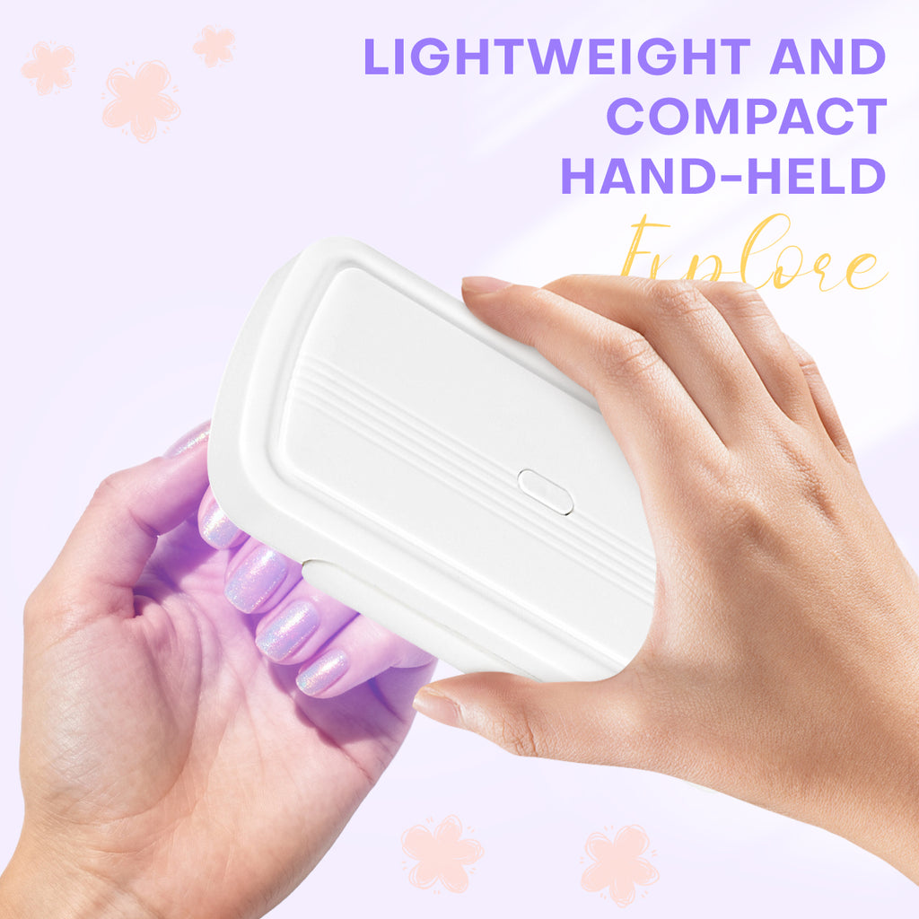 Slim Foldable UV LED  Nail Lamp: Space-Saving Design MINI12