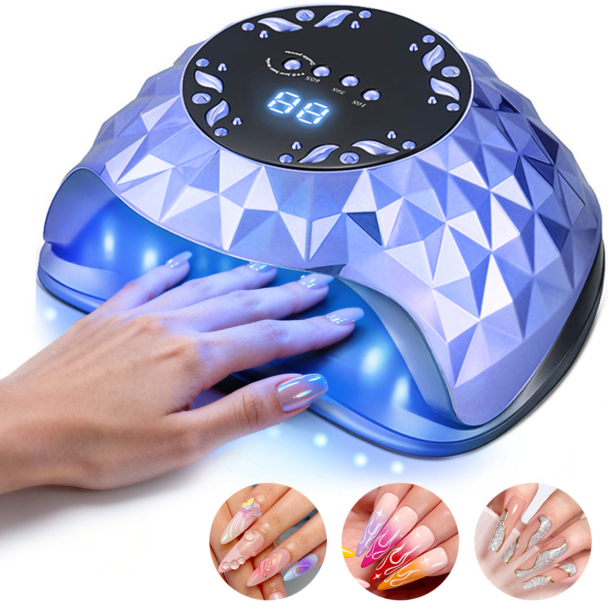 Colorful Nail Lamp: Professional Nail Dryer C5