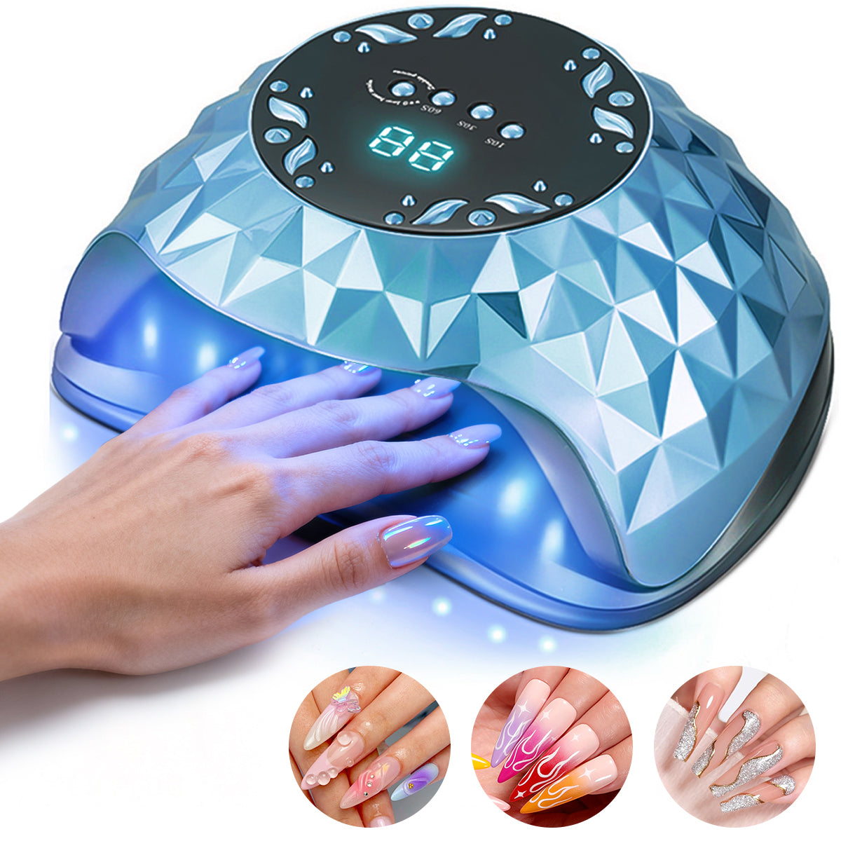 Colorful Nail Lamp: Professional Nail Dryer C5