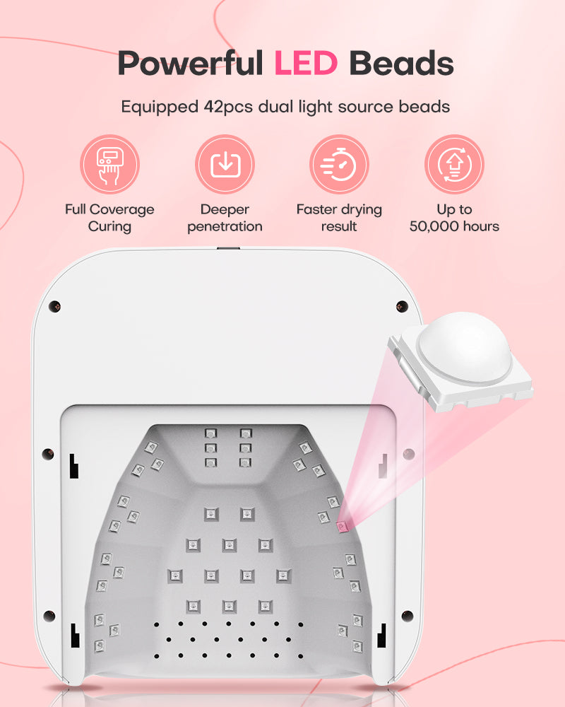 2-in-1 UV/LED Nail Lamp with Tool Sterilizer V16