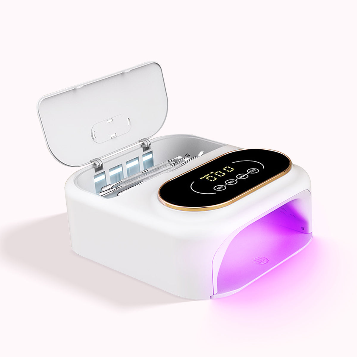 2-in-1 UV/LED Nail Lamp with Tool Sterilizer V16