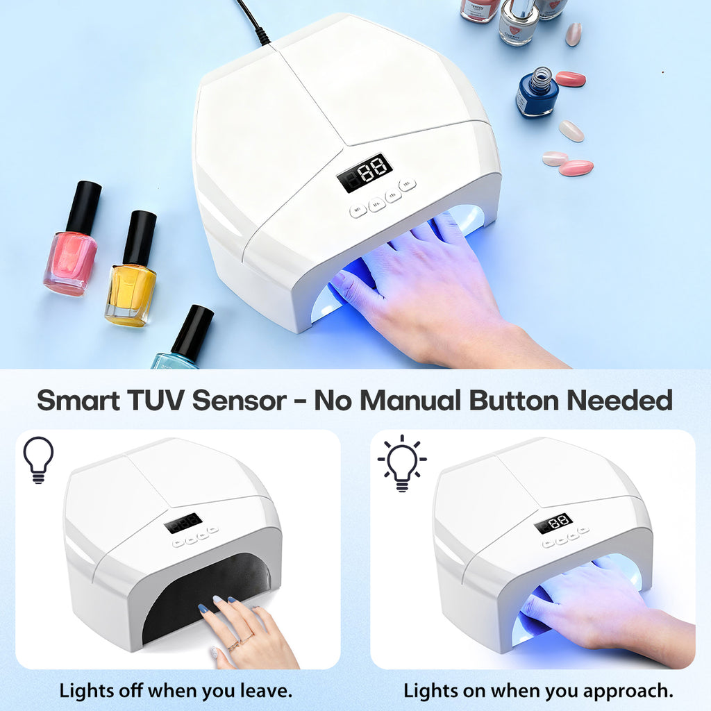 298W High Power Nail Lamp - 30s Extreme Speed Cure L8