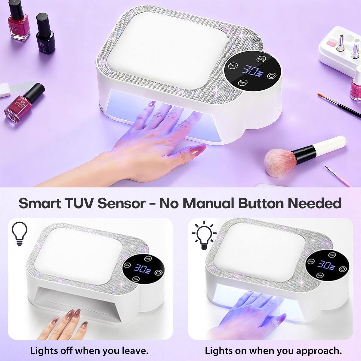 Rechargeable Cordless UV/LED Nail Lamp SUN22