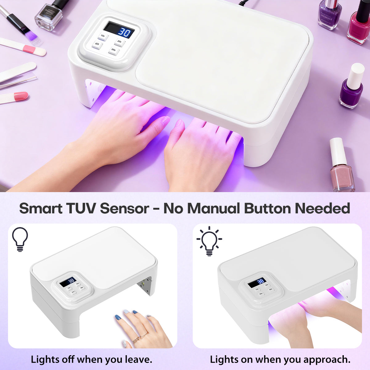 Foldable Nail Lamp with Detachable Rest L10