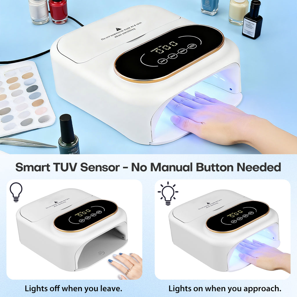 2-in-1 UV/LED Nail Lamp with Tool Sterilizer V16