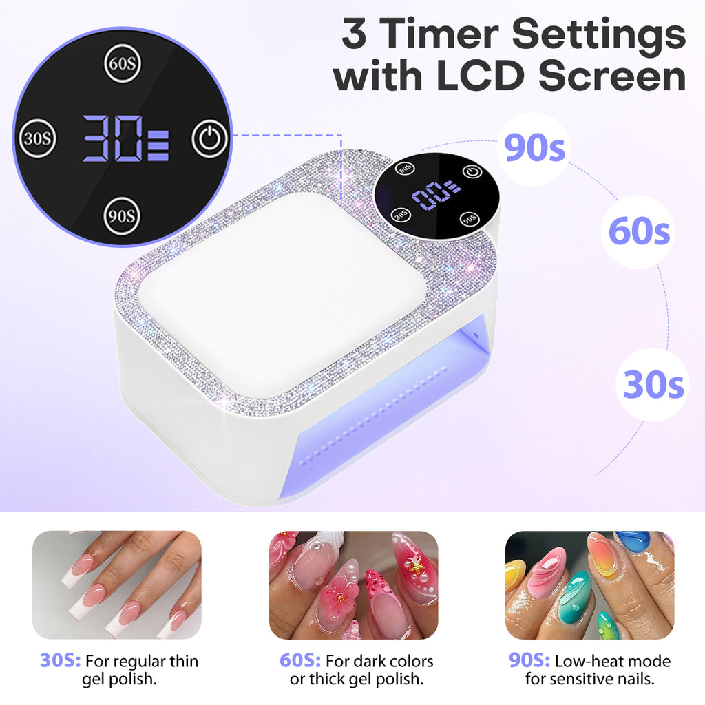 Rechargeable Cordless UV/LED Nail Lamp SUN22