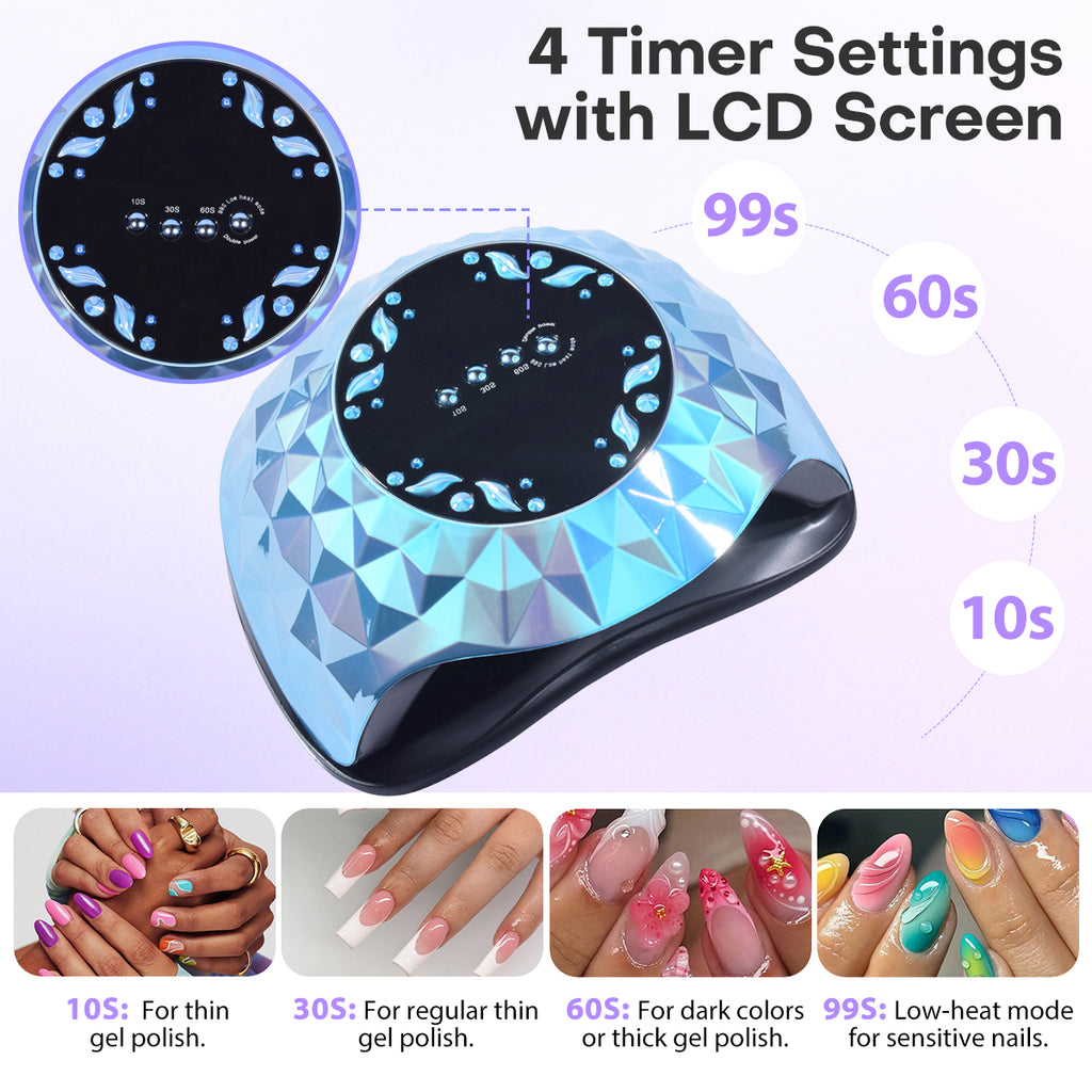 Colorful Nail Lamp: Professional Nail Dryer C5
