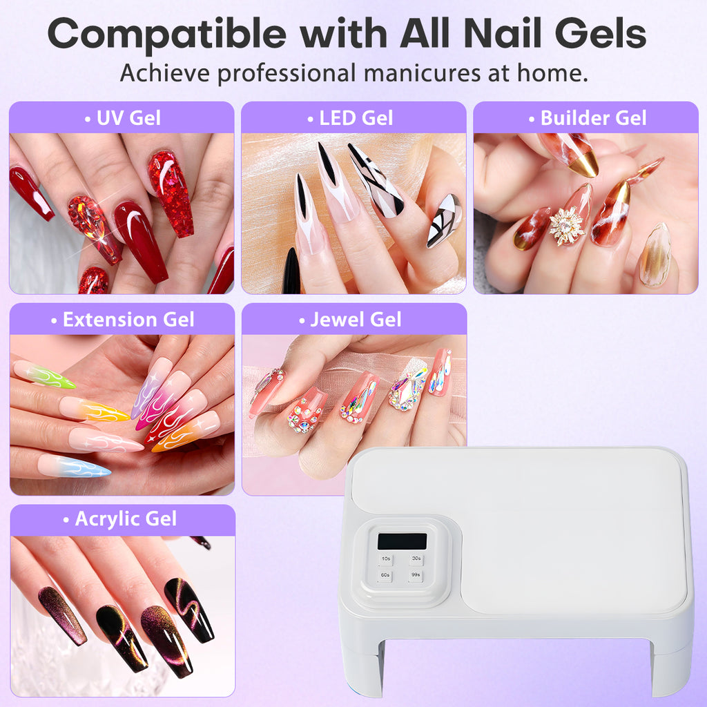Foldable Nail Lamp with Detachable Rest L10