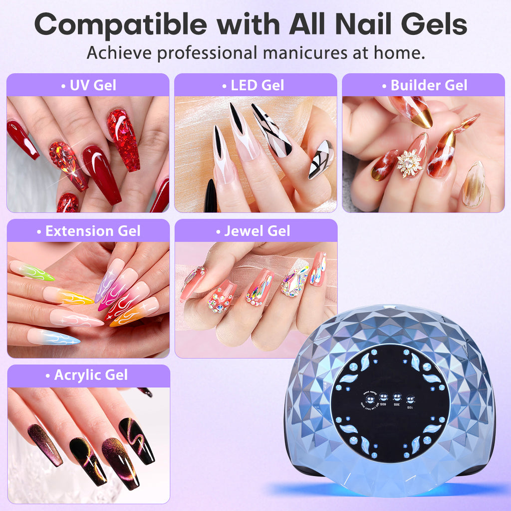Colorful Nail Lamp: Professional Nail Dryer C5