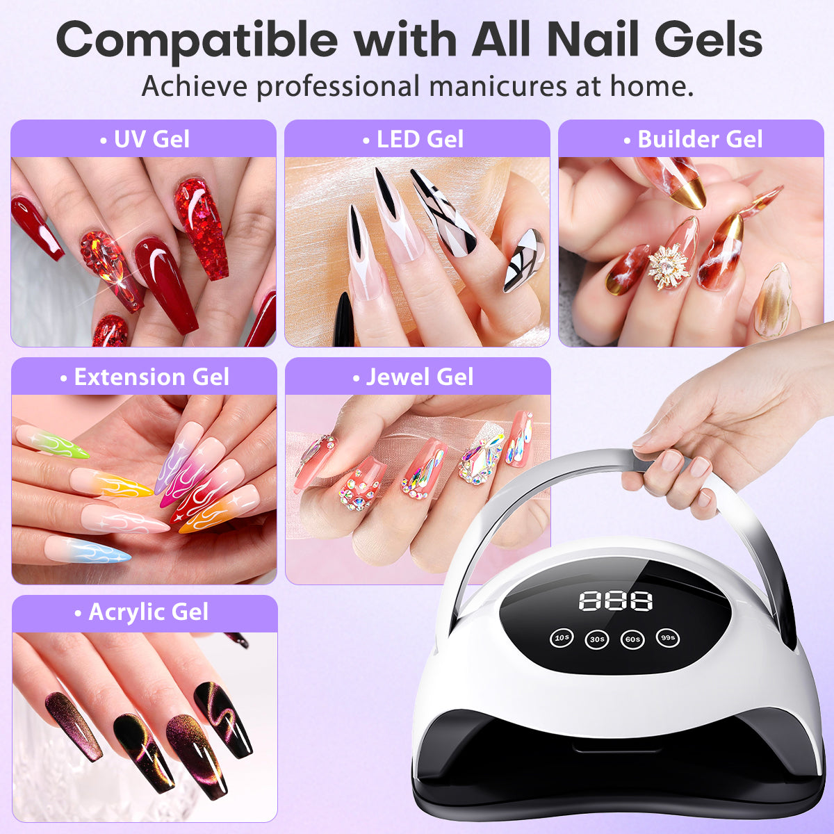 Salon Professional LED/UV Nail Lamp Dryer L4