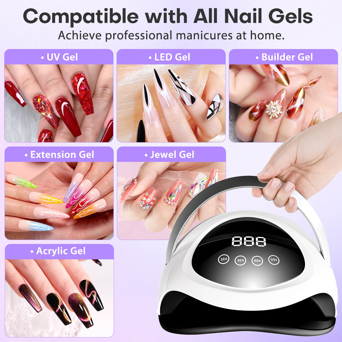 Salon Professional LED/UV Nail Lamp Dryer L3