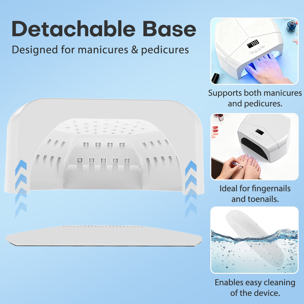 298W High Power Nail Lamp - 30s Extreme Speed Cure L8